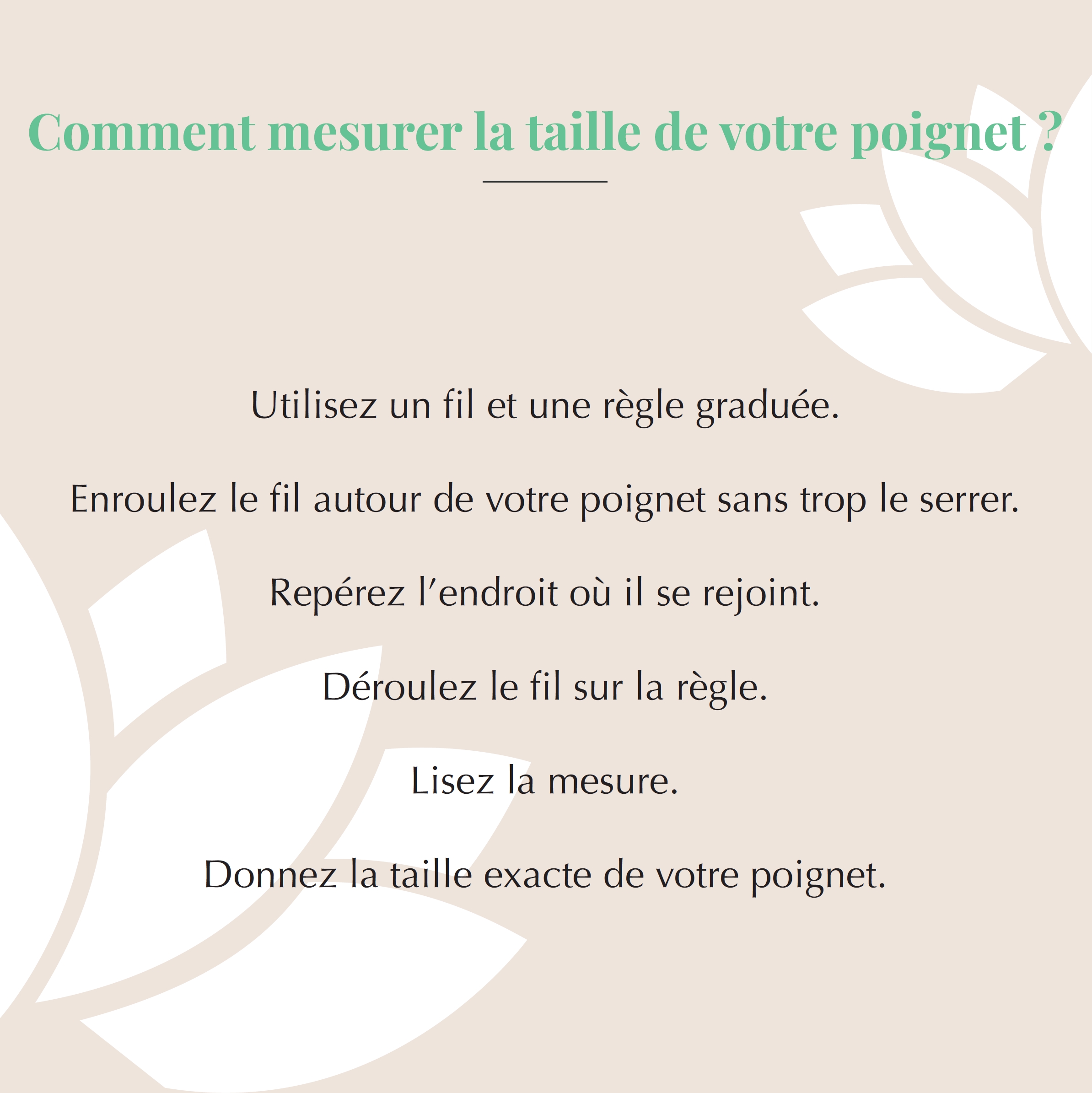    Bracelet Braille "chance"