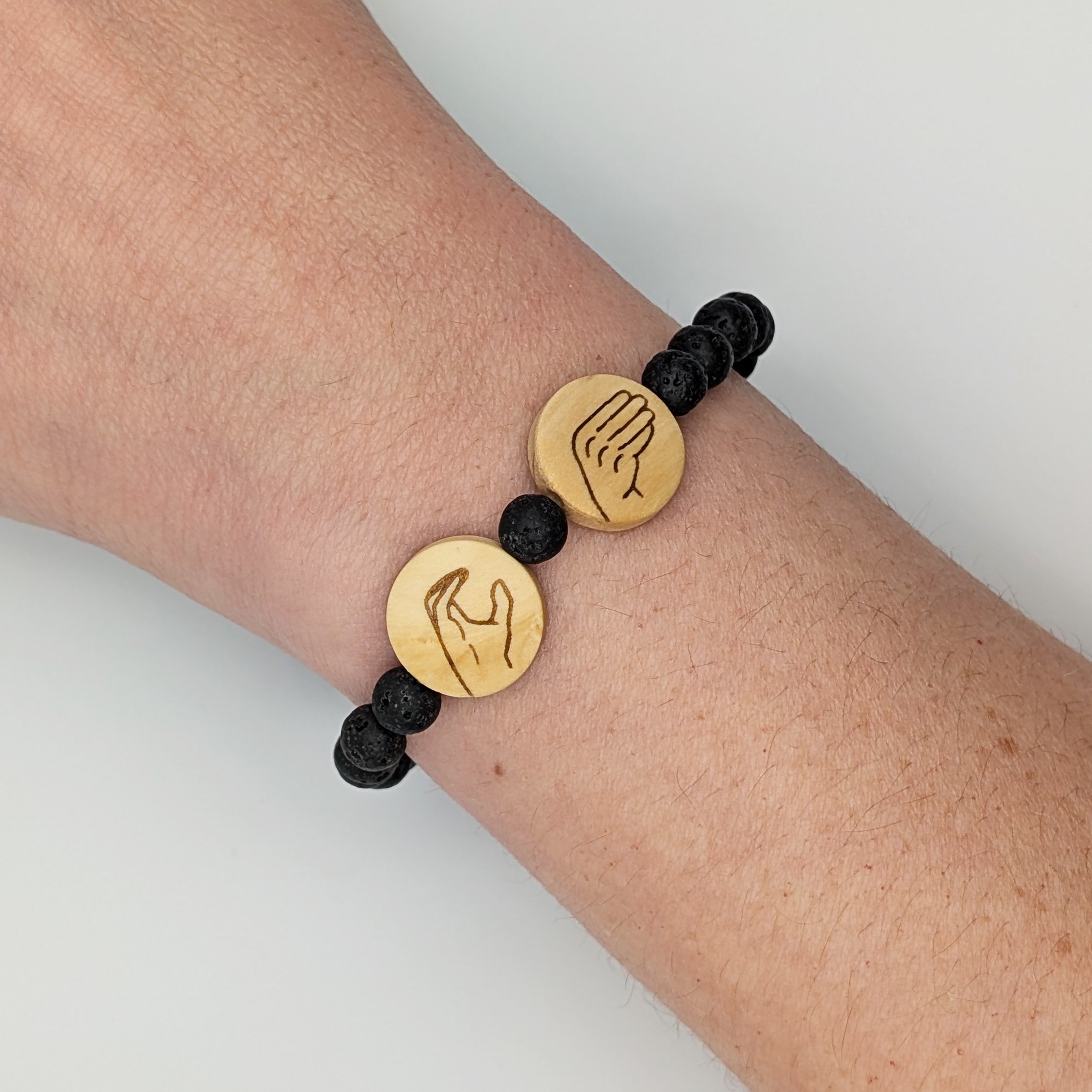    Bracelet LSF "2 cabochons"