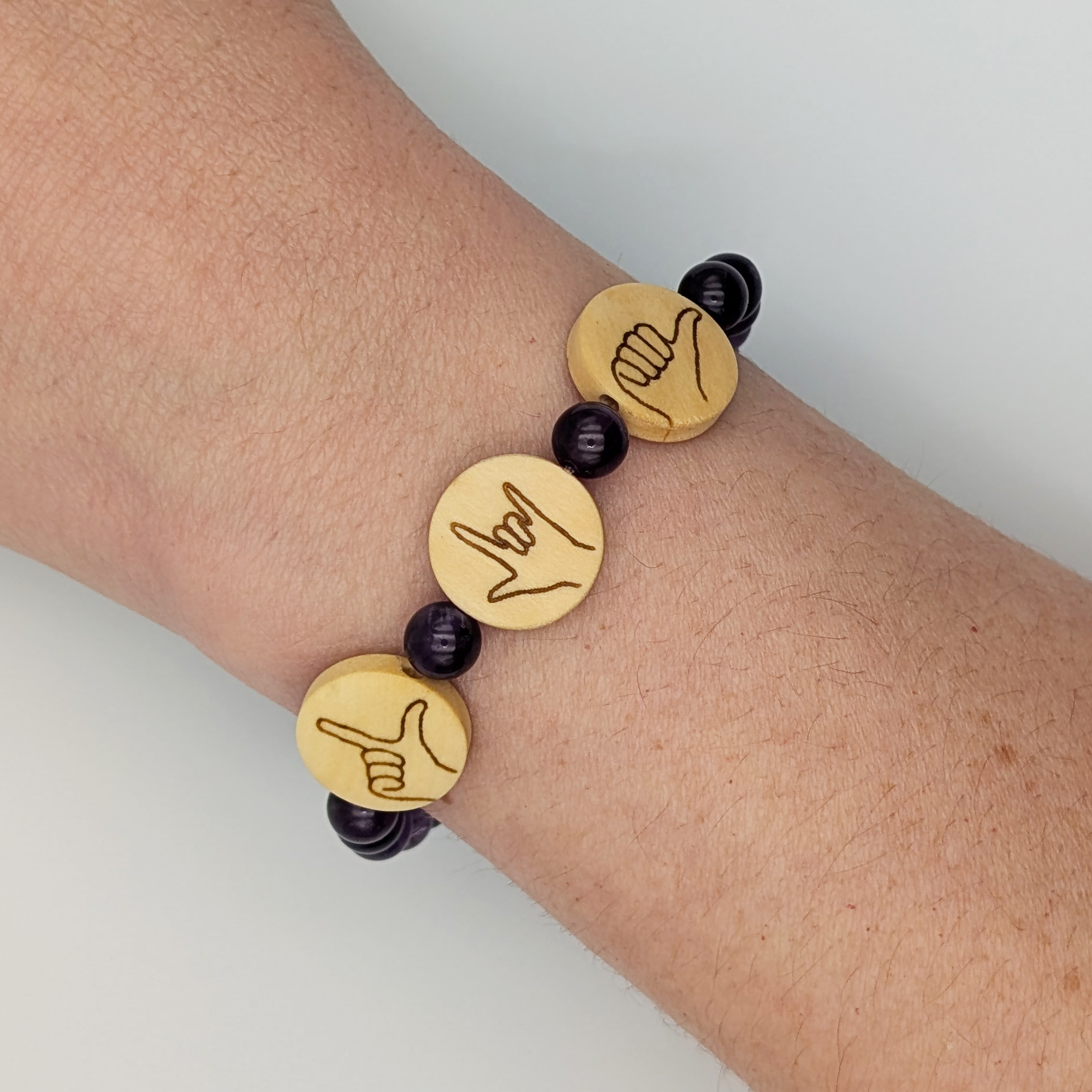    Bracelet "3 cabochons"