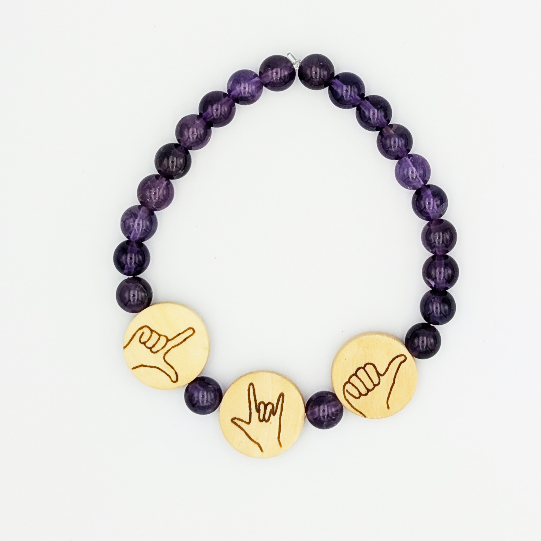 Bracelet "3 cabochons"