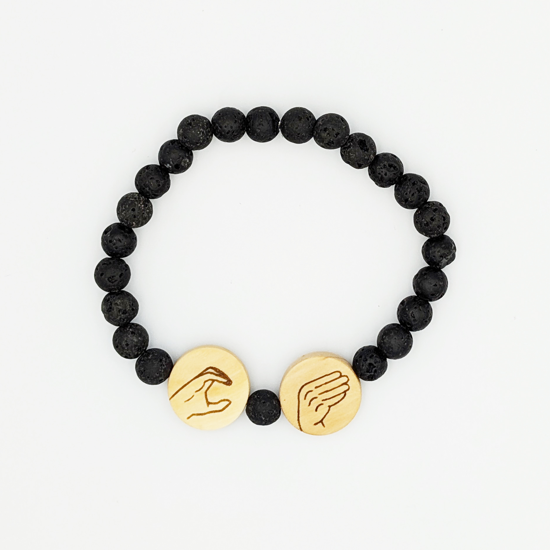 Bracelet LSF "2 cabochons"