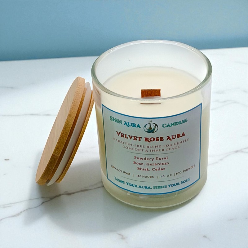 Velvet Rose Aura Candle