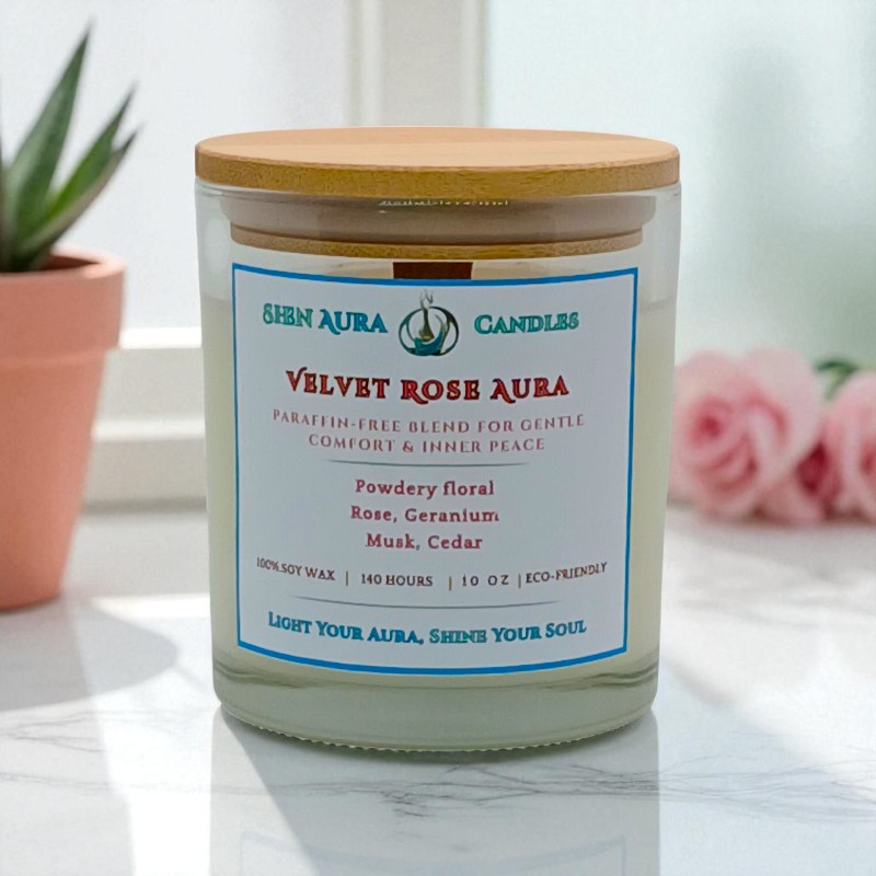 Velvet Rose Aura Candle