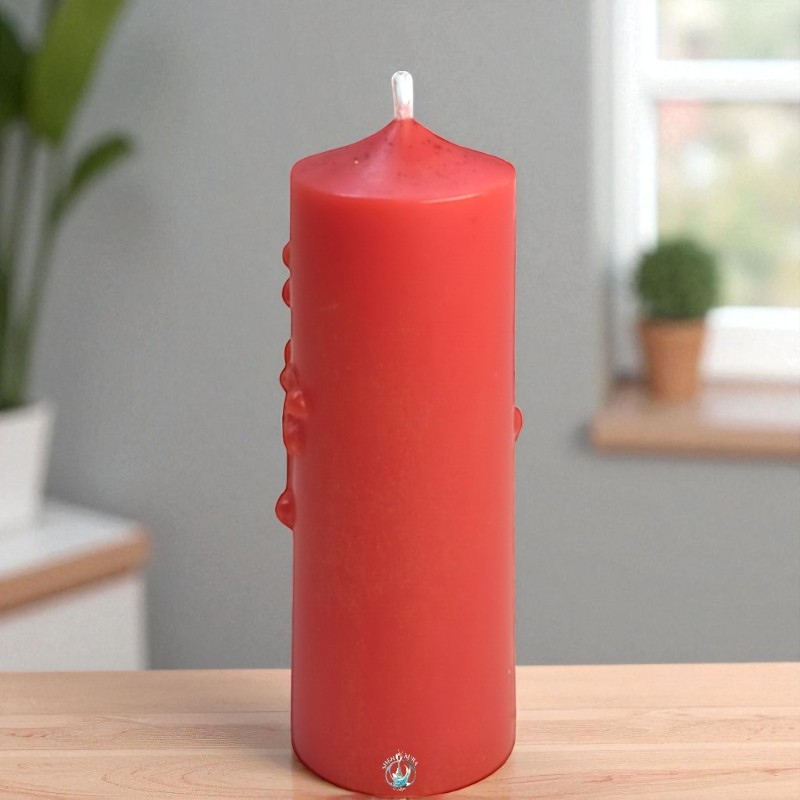 Shen Aura Lily Graceful Pillar Candle
