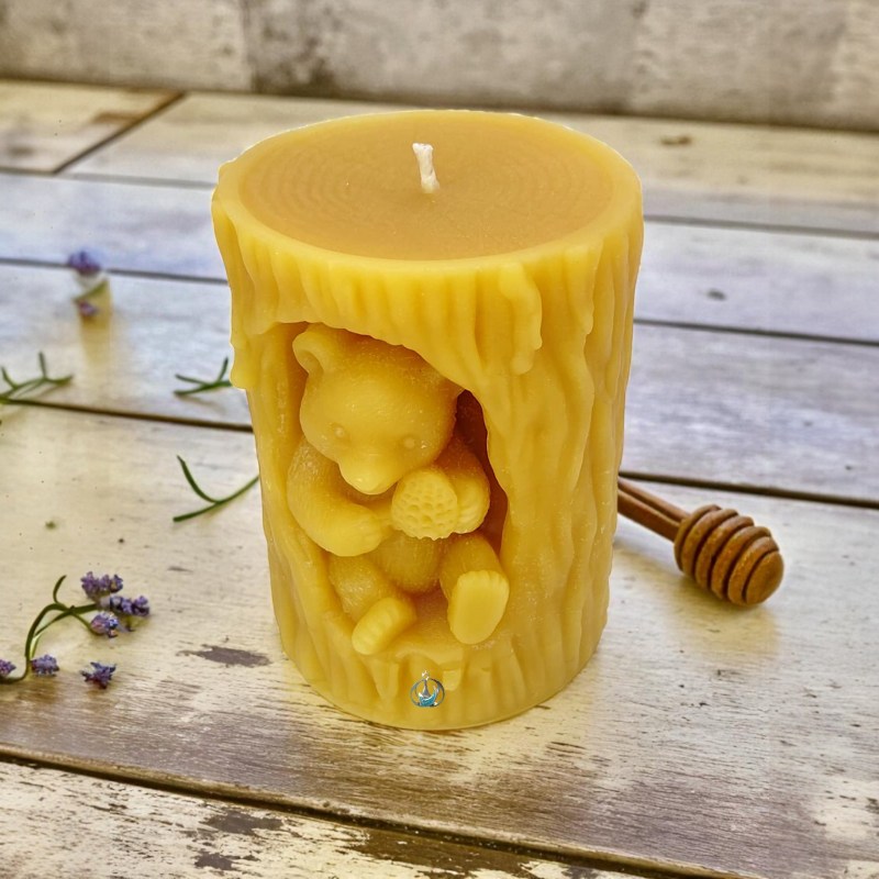 Shen Aura Honey Bear in Cave