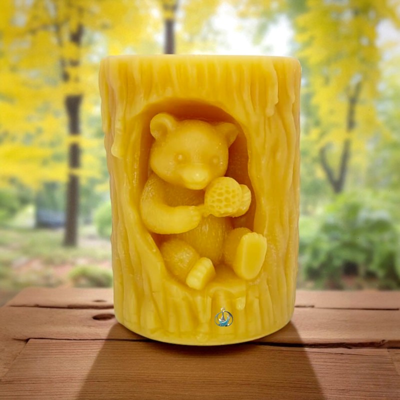 Shen Aura Honey Bear in Cave