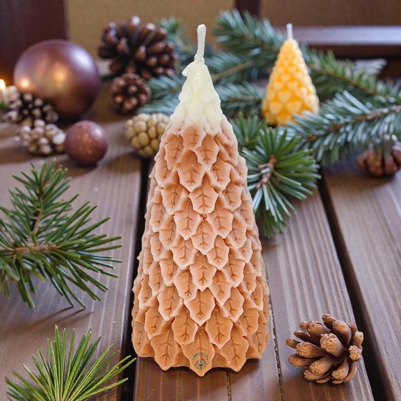 Shen Aura The Smokies Winter Tree Candle