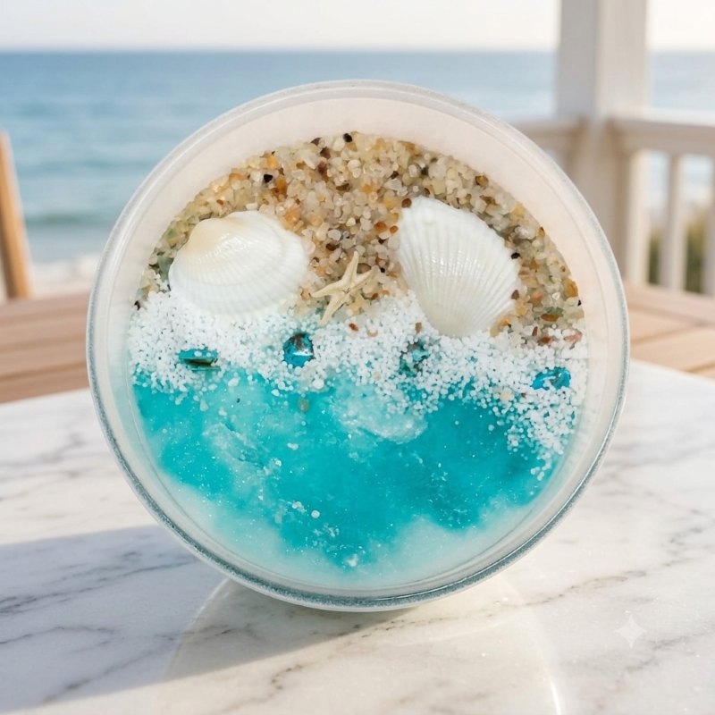 Seaside Serenity Wickless Soy Candle