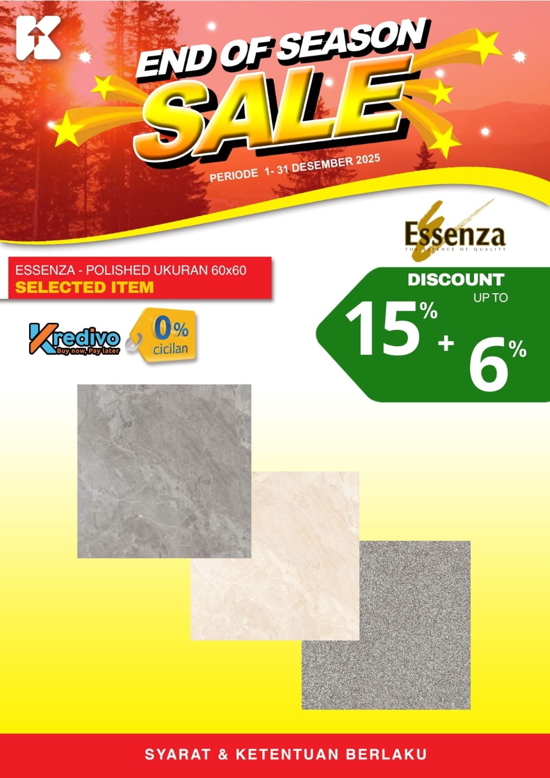 Essenza Polished 60x60