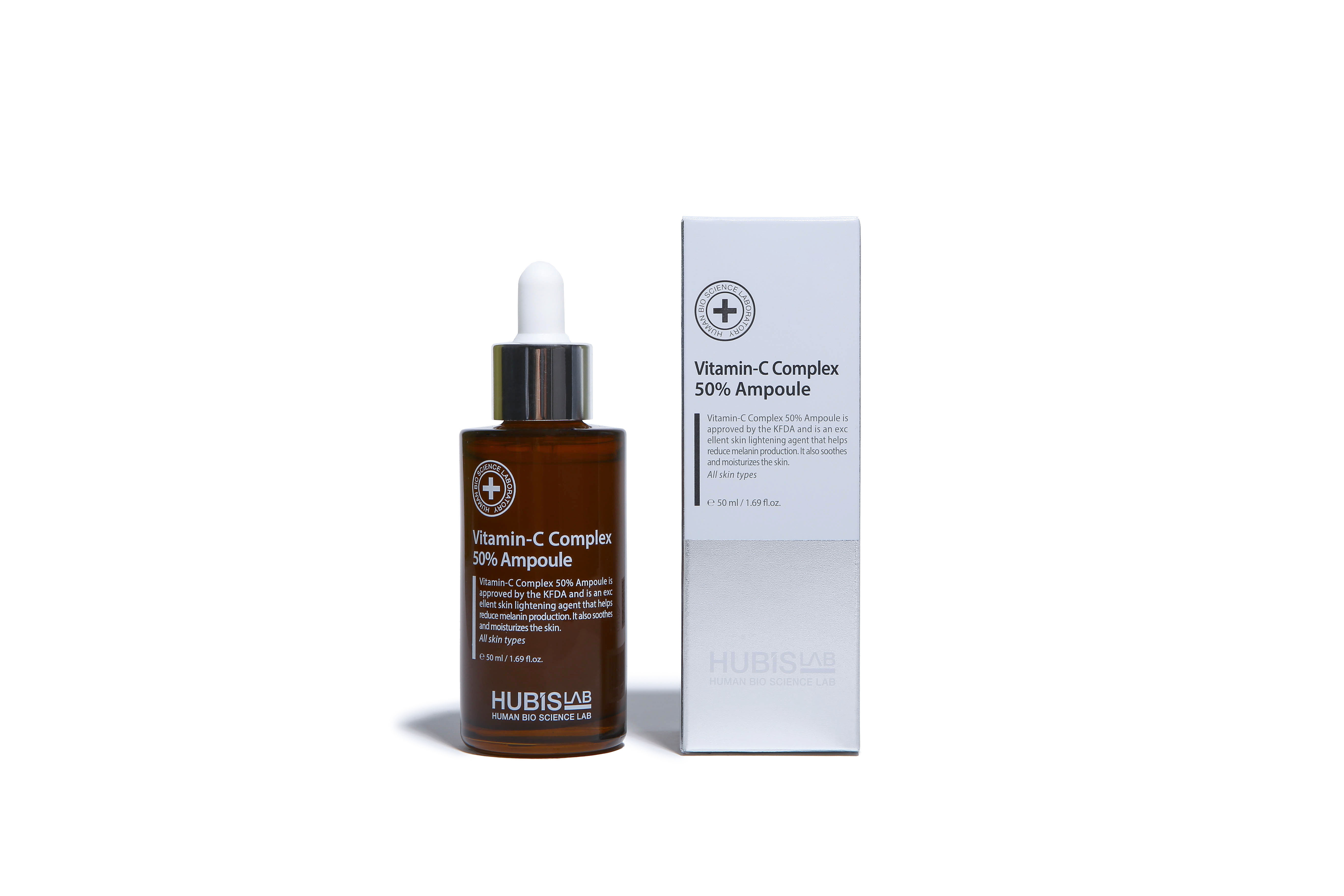 HUBISLAB AMPULĖ SU 50% VITAMINO C KOMPLEKSU, 50 ML