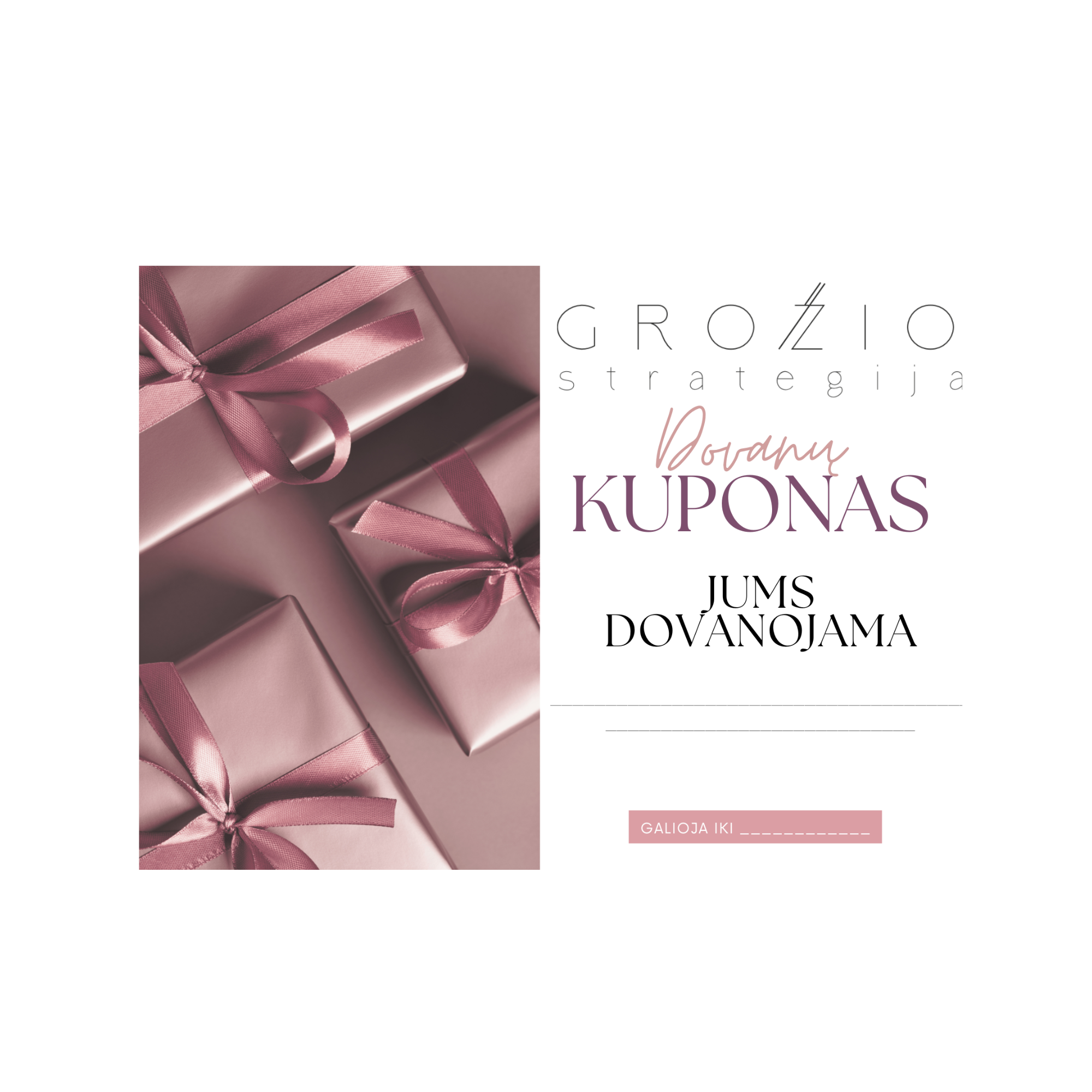 DOVANŲ KUPONAS VEIDO PROCEDŪRAI 60EUR (TIK KLAIPĖDOS MIESTE)