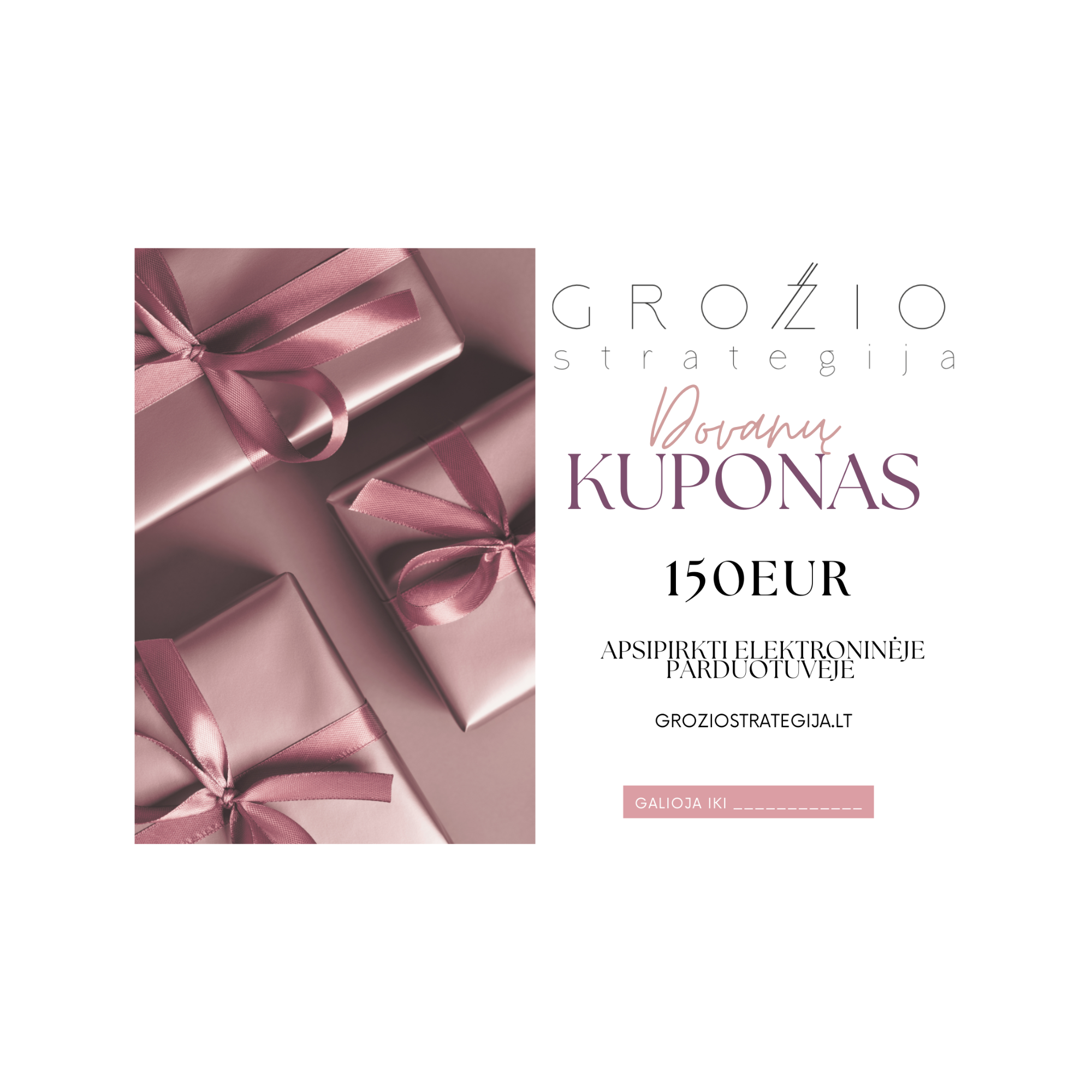 DOVANŲ KUPONAS 
