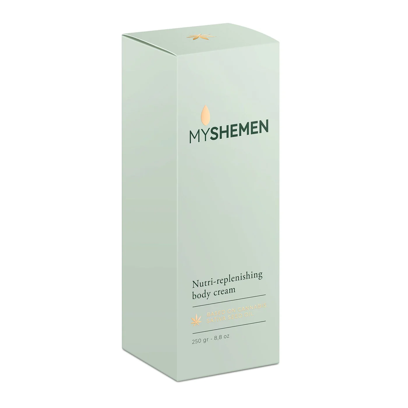 Kanapių pagrindo kūno kremas