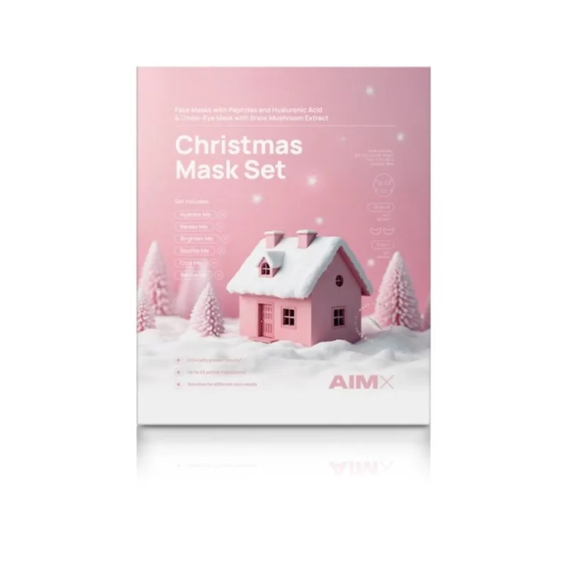 AIMX Veido kaukių rinkinys "Christmas Mask Set" (5veidui + 1paakių)