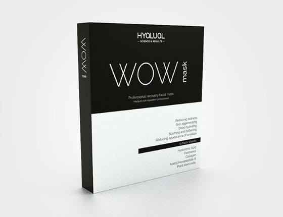 Veido kaukė "WOW" su peptidais 