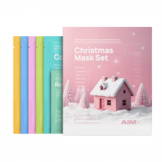AIMX Veido kaukių rinkinys "Christmas Mask Set" (5veidui + 1paakių)