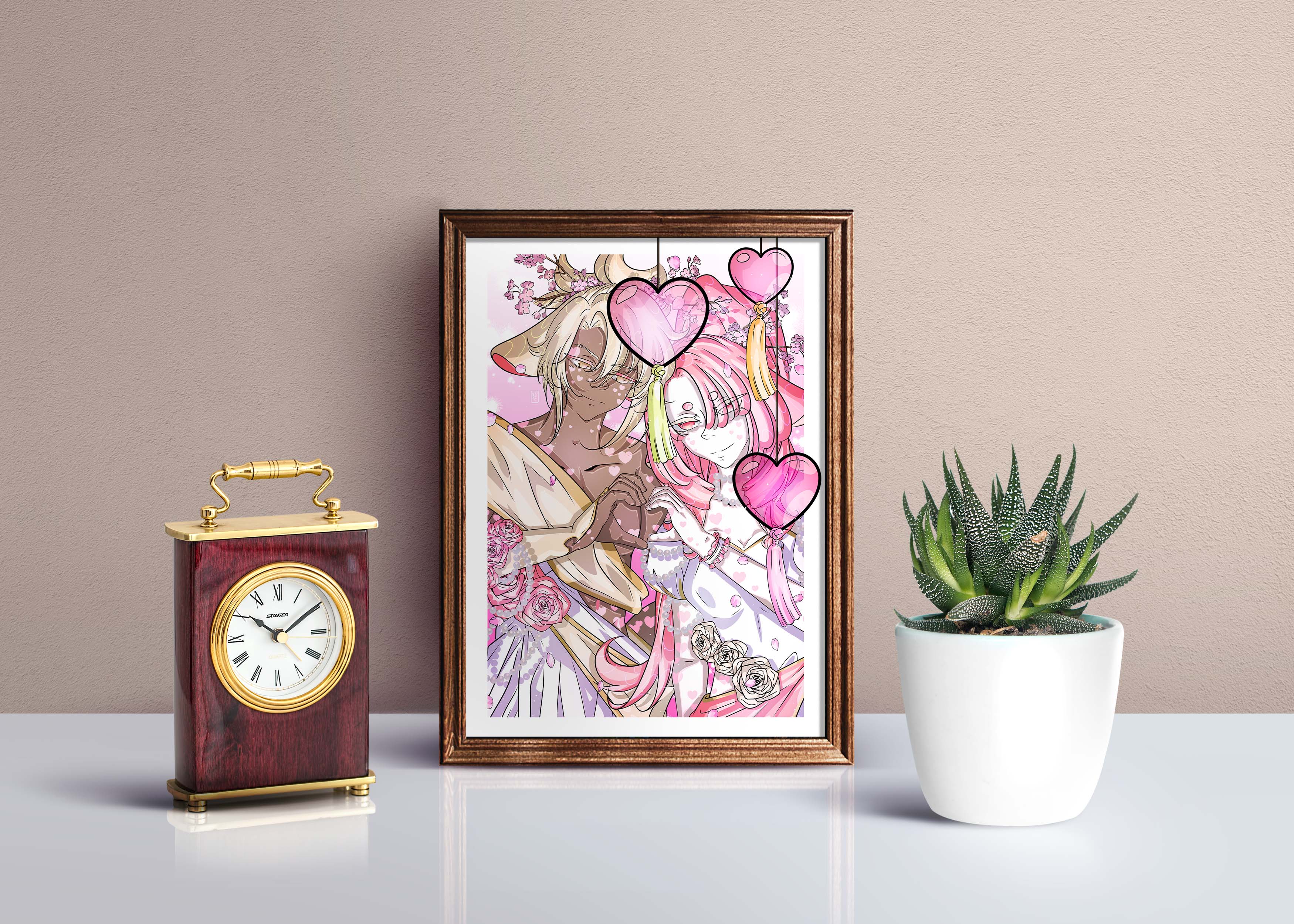 Print Original Character - Naeris et Nyteris