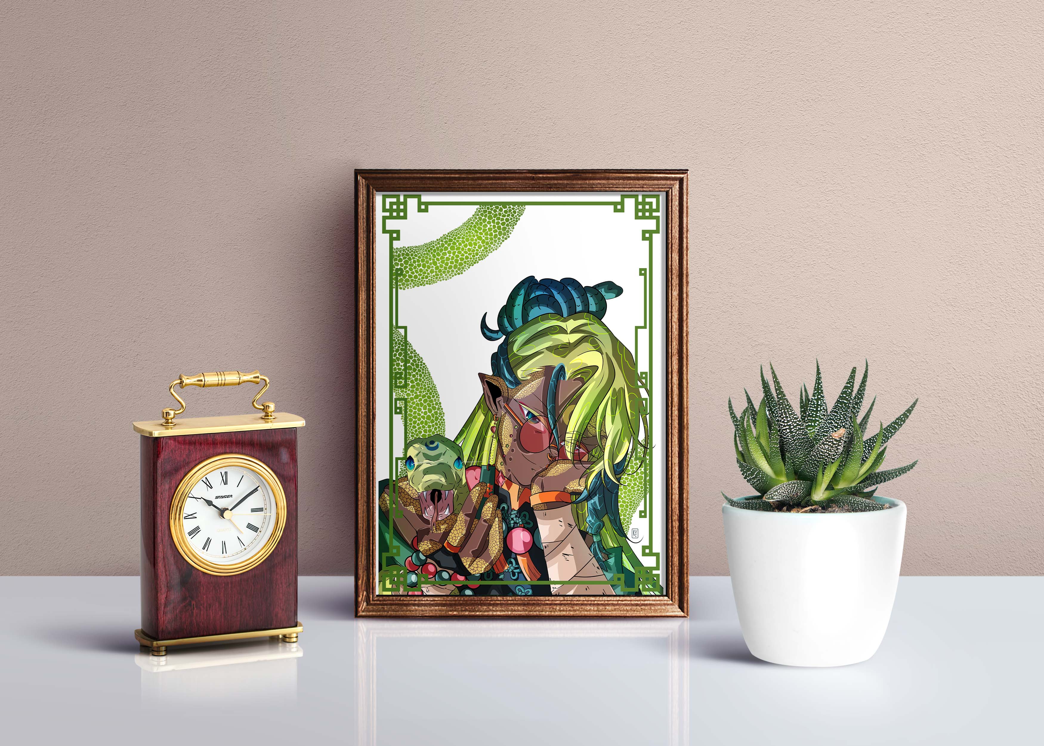 Print Original Character - Happy New Year 2025 - SNAKE