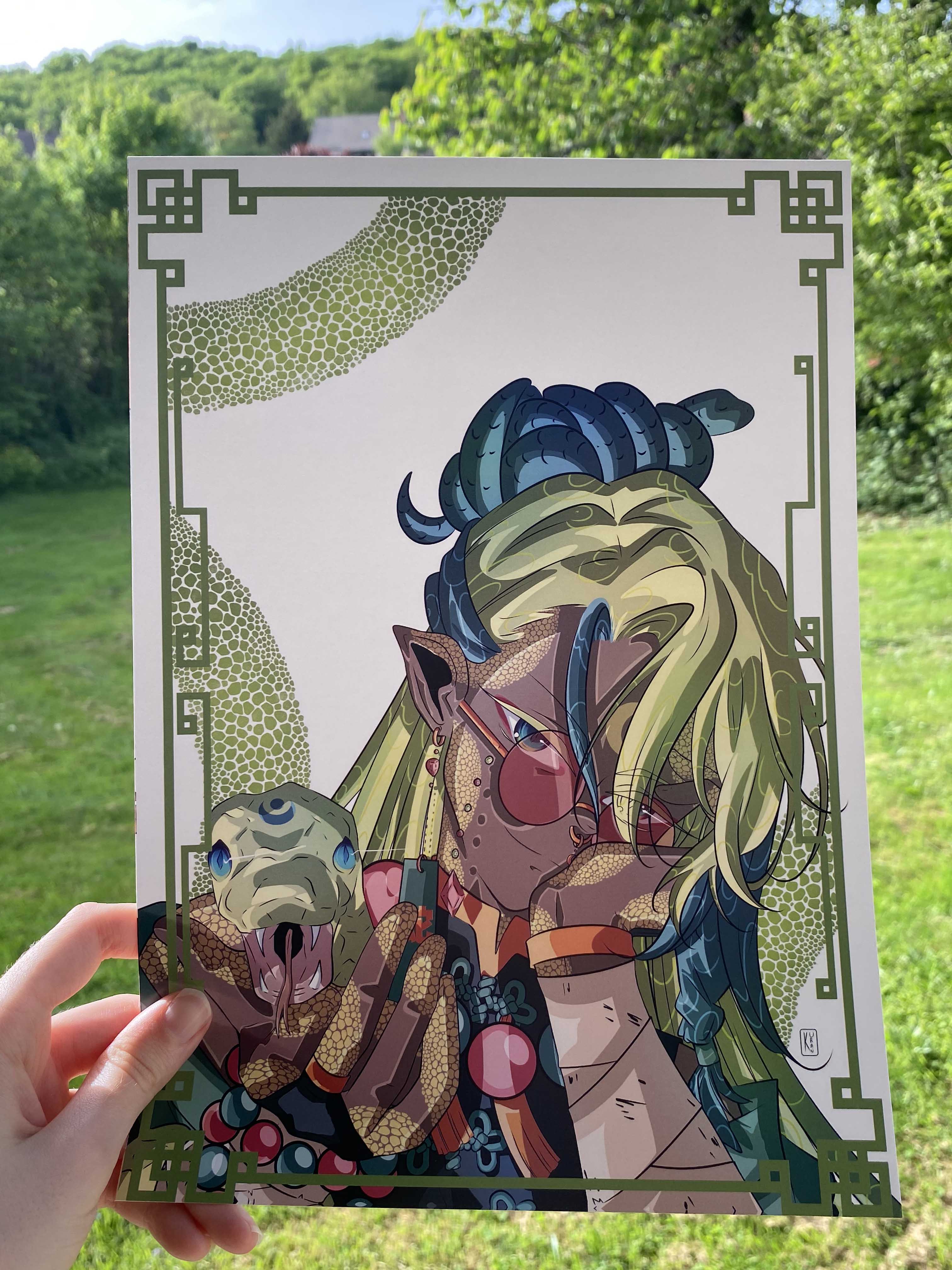 Print Original Character - Happy New Year 2025 - SNAKE