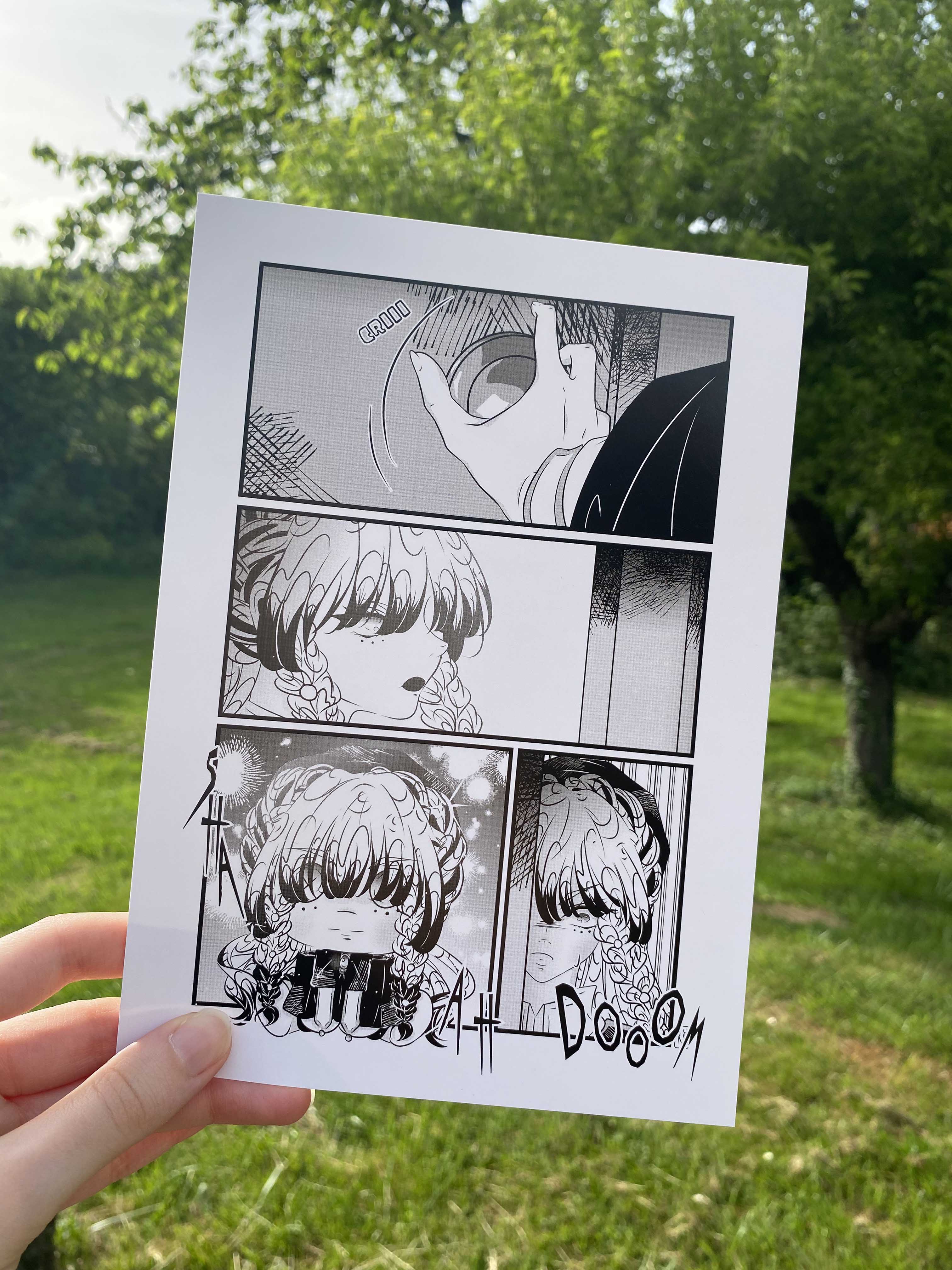 Planche manga - Niev & Shiva 