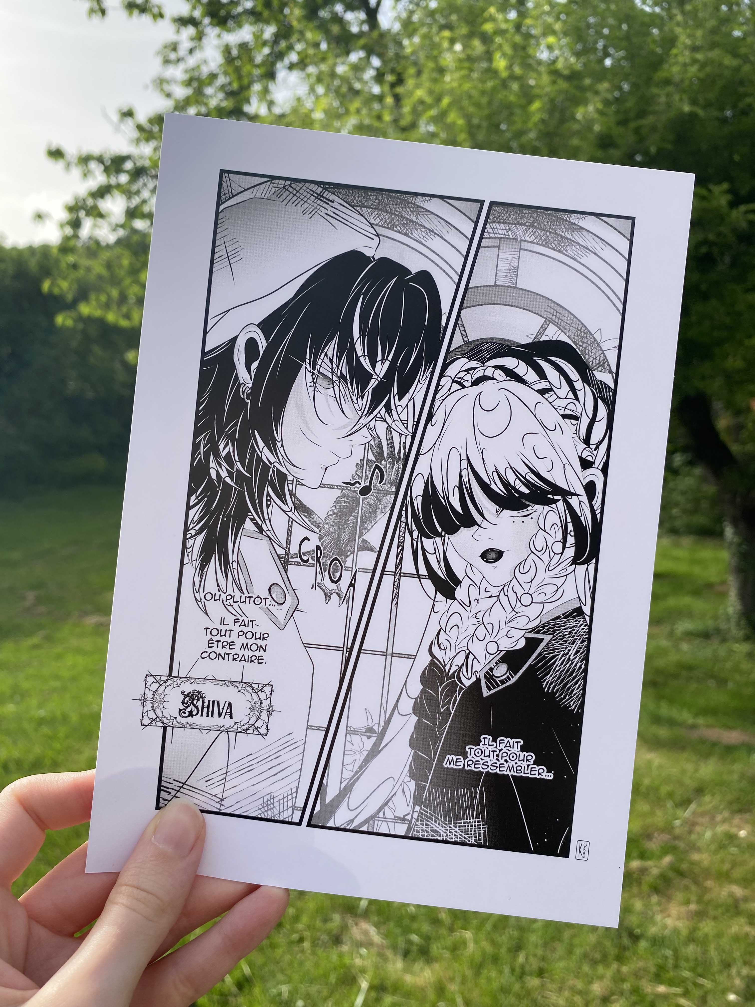 Planche manga - Niev & Shiva 