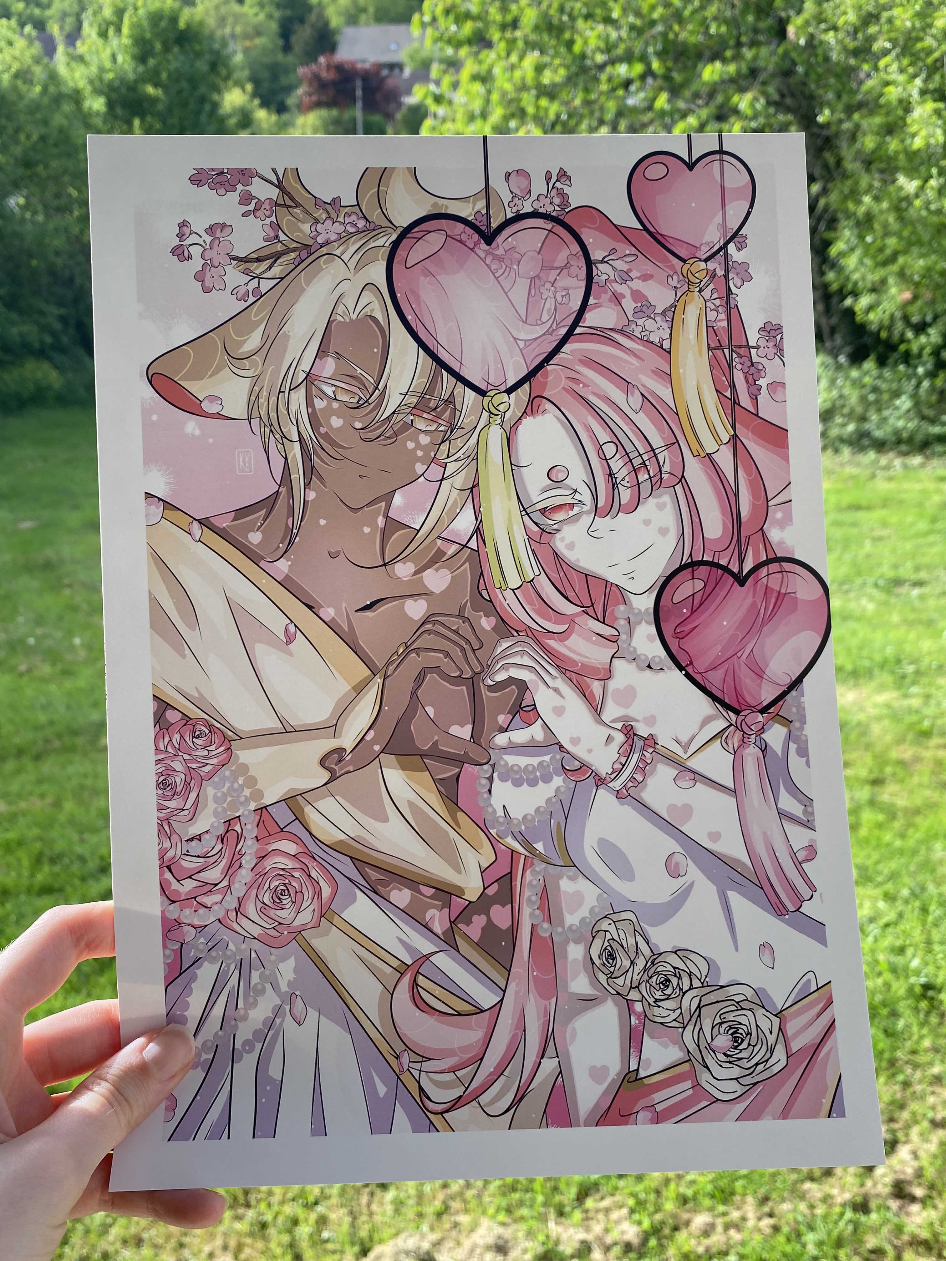 Print Original Character - Naeris et Nyteris