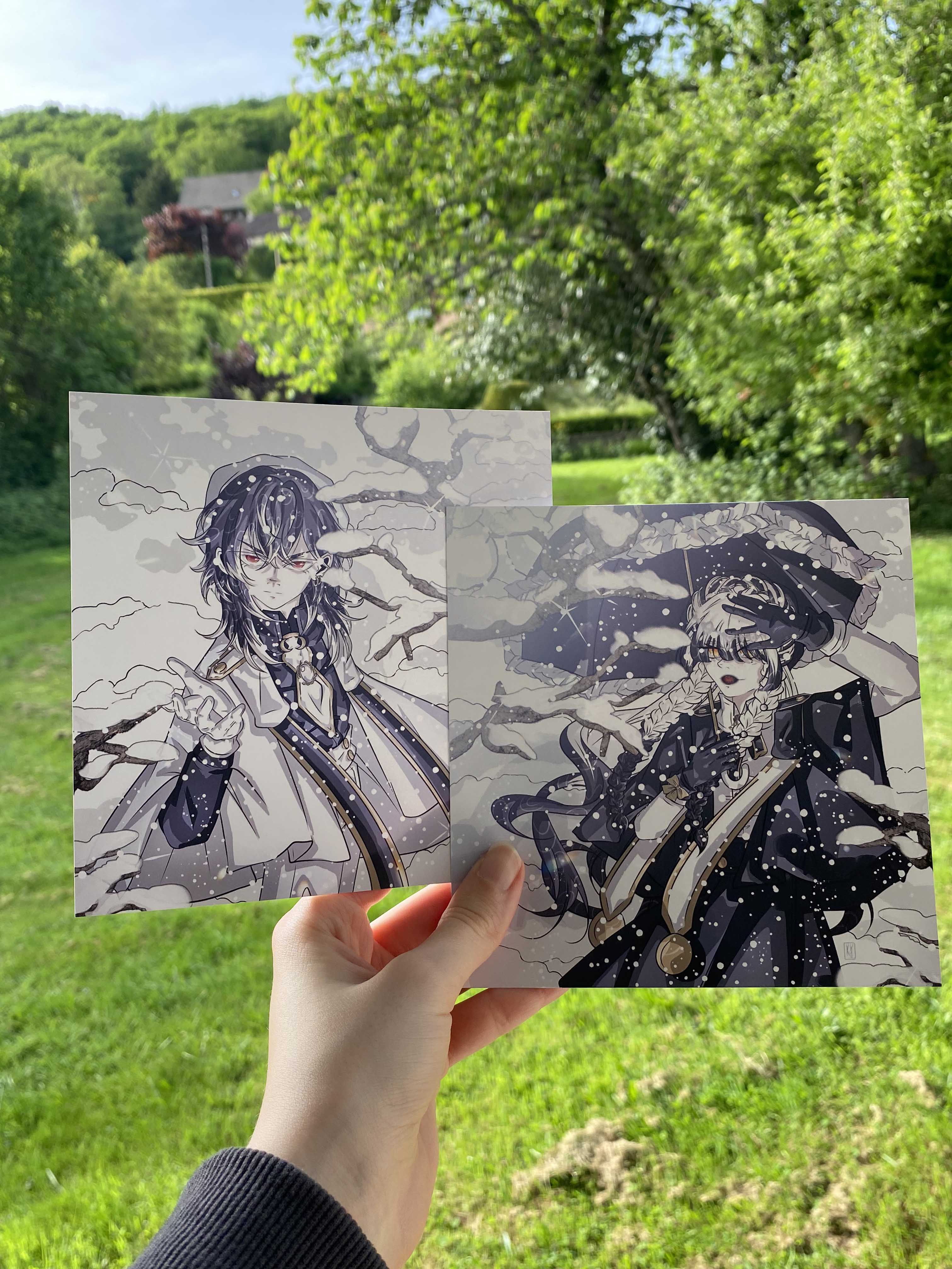 Print Original Character - Niev & Shiva - Winter