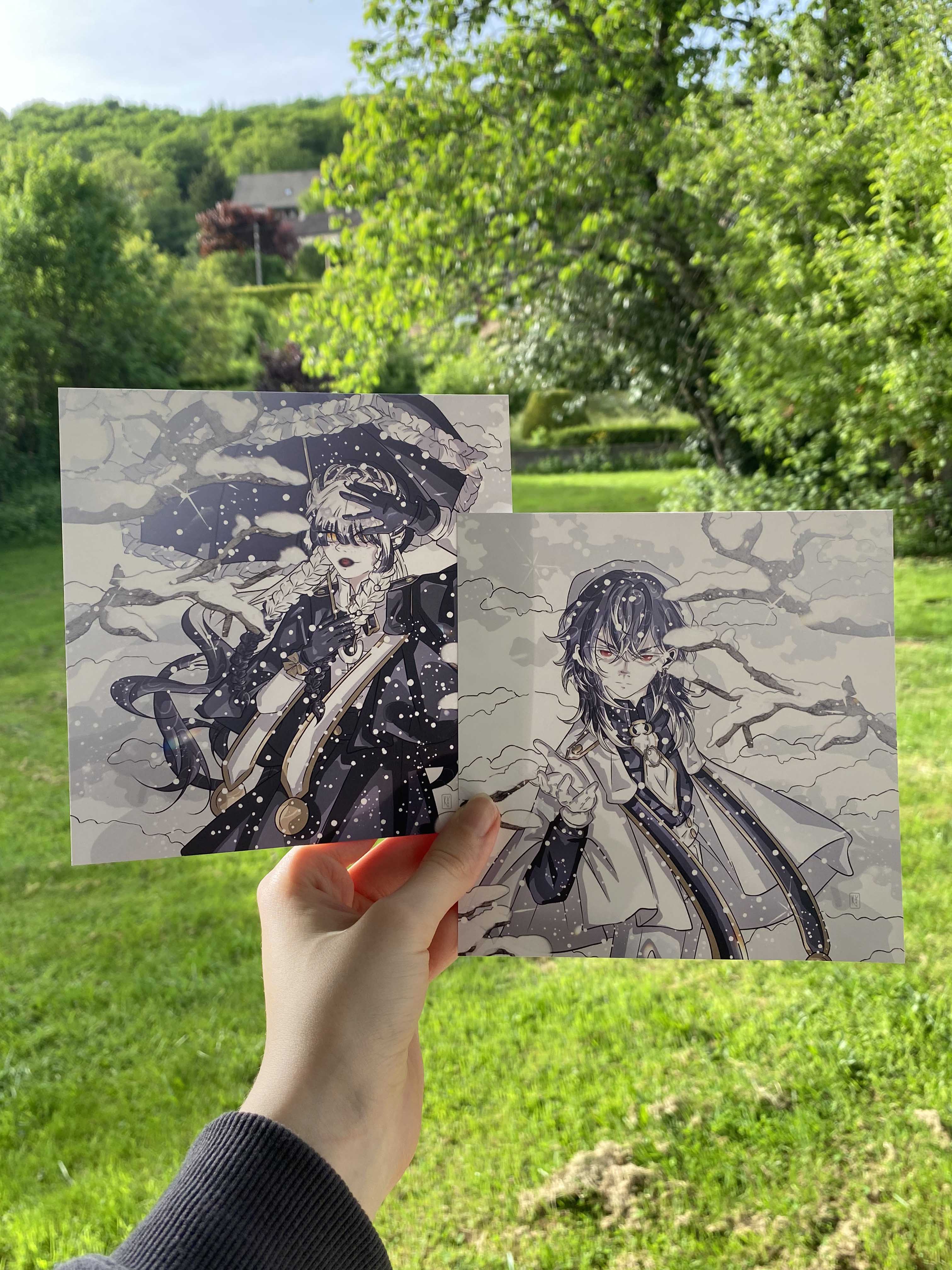 Print Original Character - Niev & Shiva - Winter