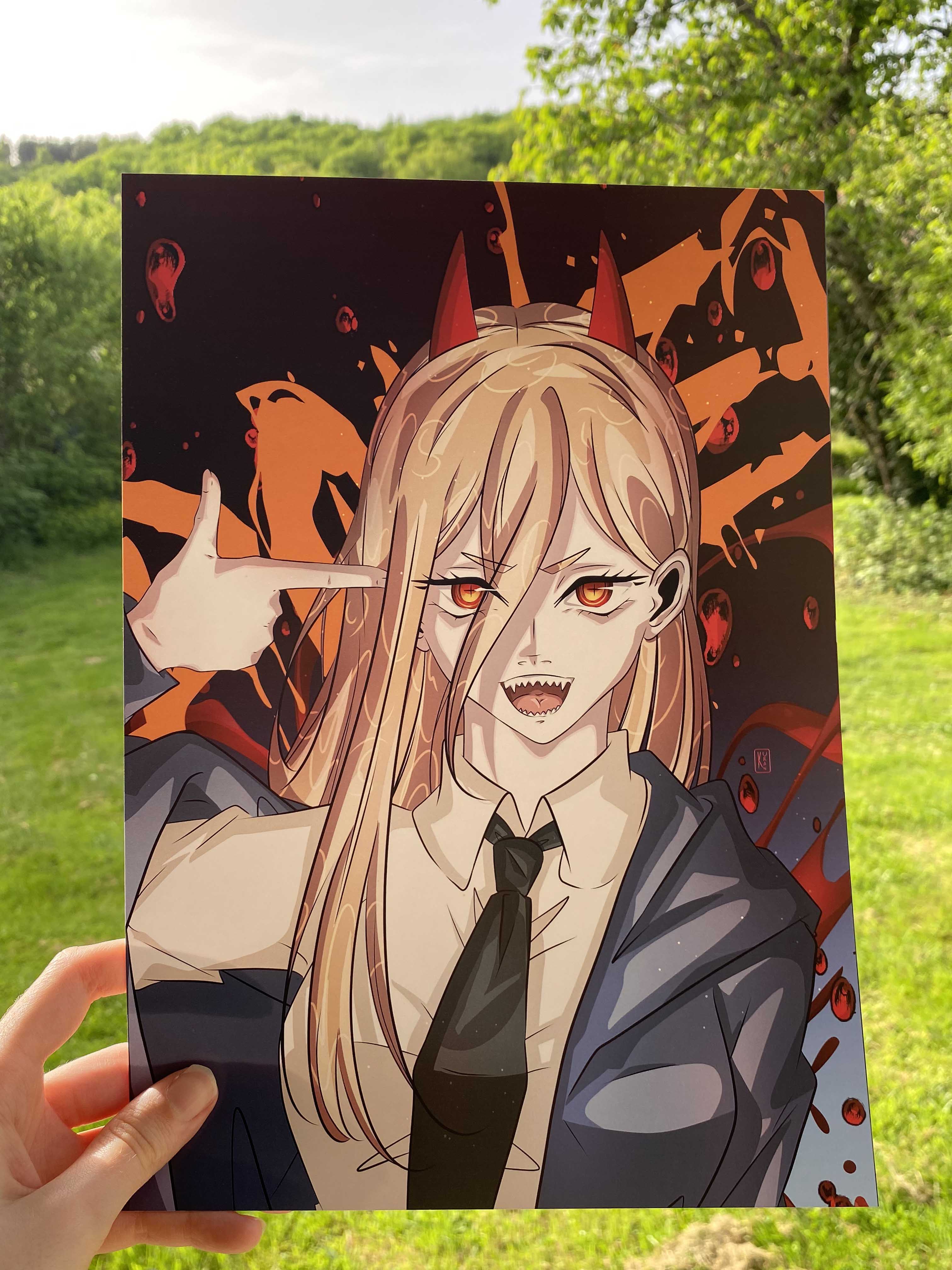 Print Chainsaw Man - Power