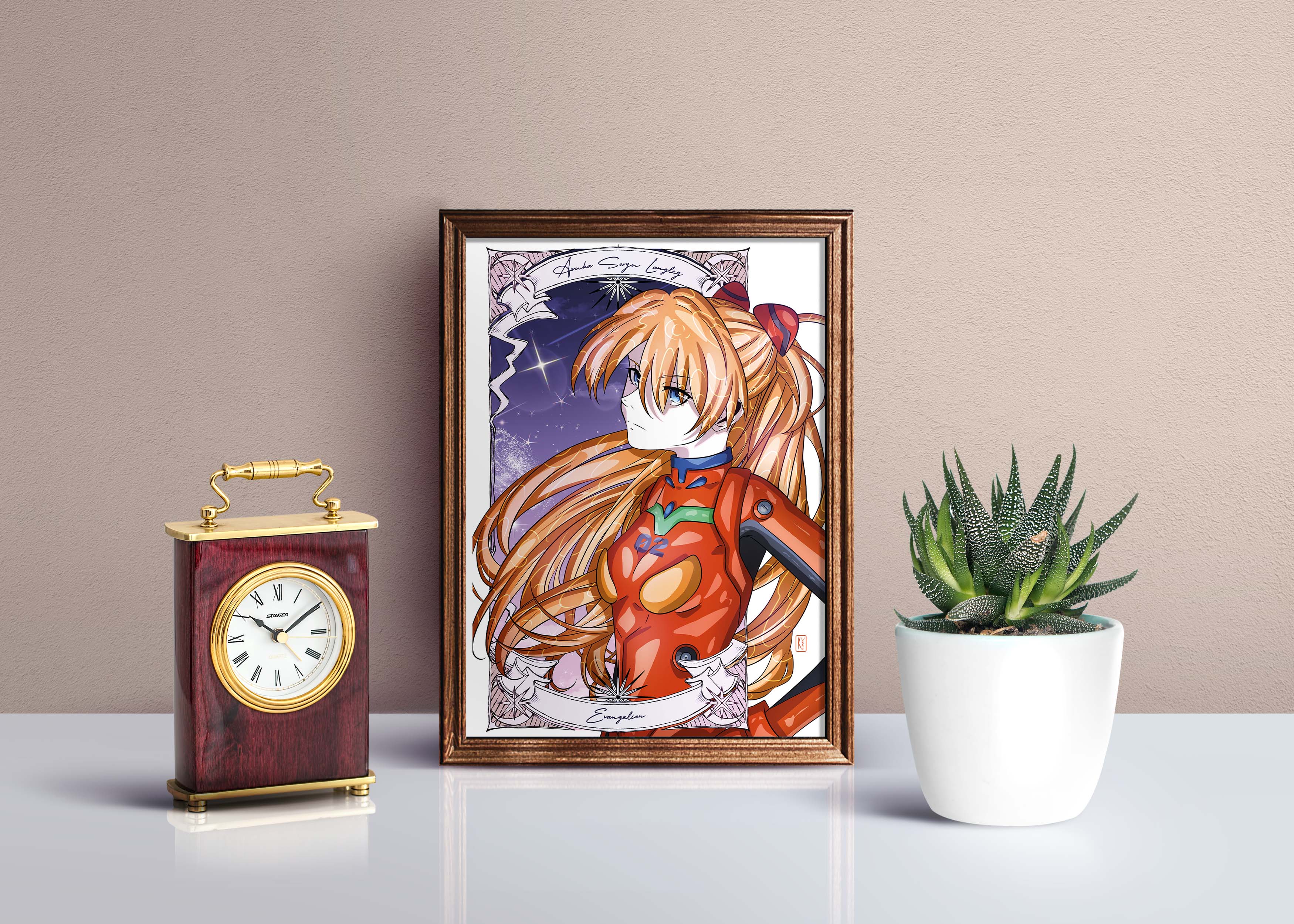 Print Evangelion - Asuka