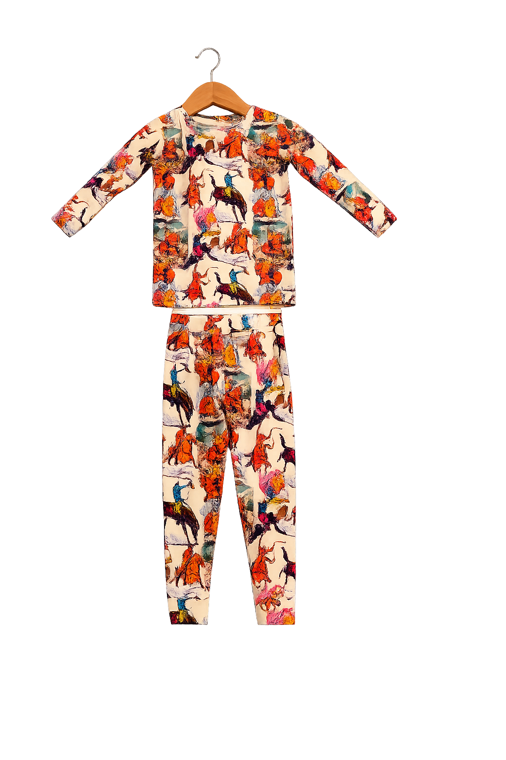 Lil' Buckaroo Premium Bamboo  Western Rodeo Pajama Set