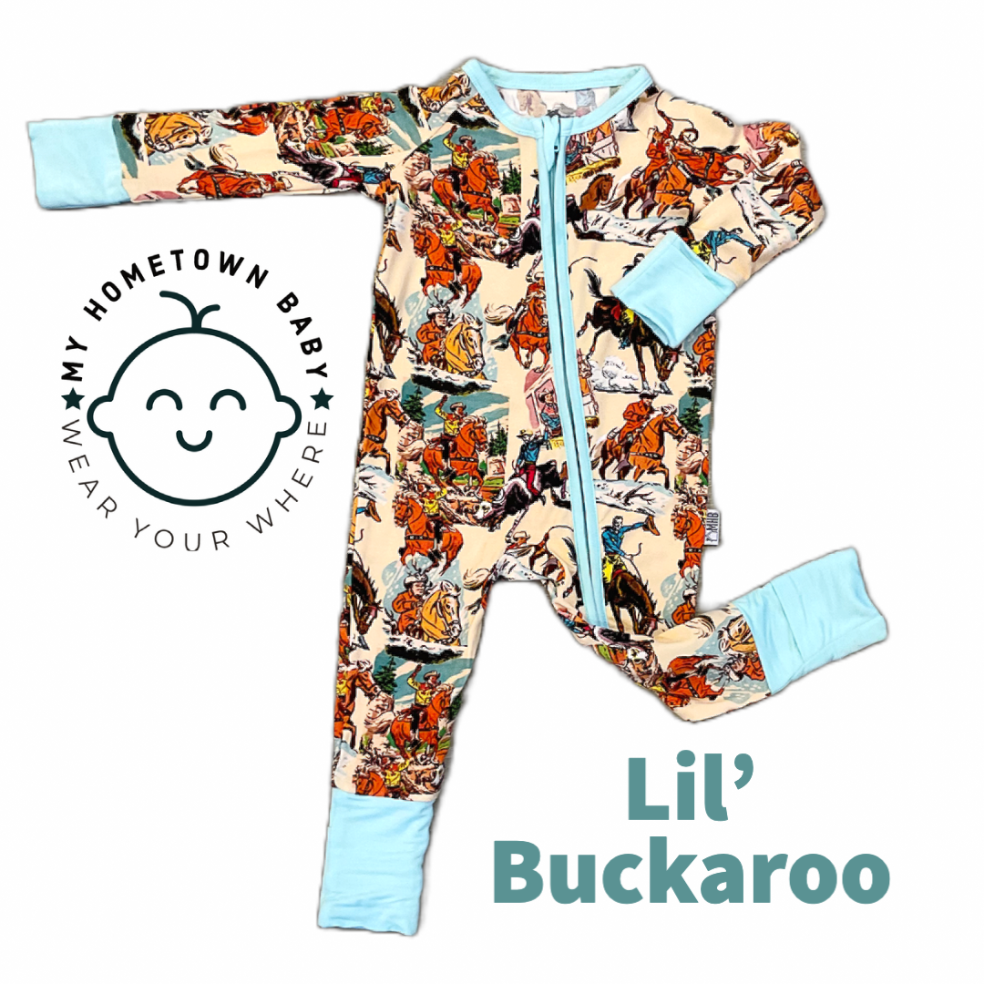 Lil' Buckaroo Premium Bamboo  Western Rodeo Pajama Set