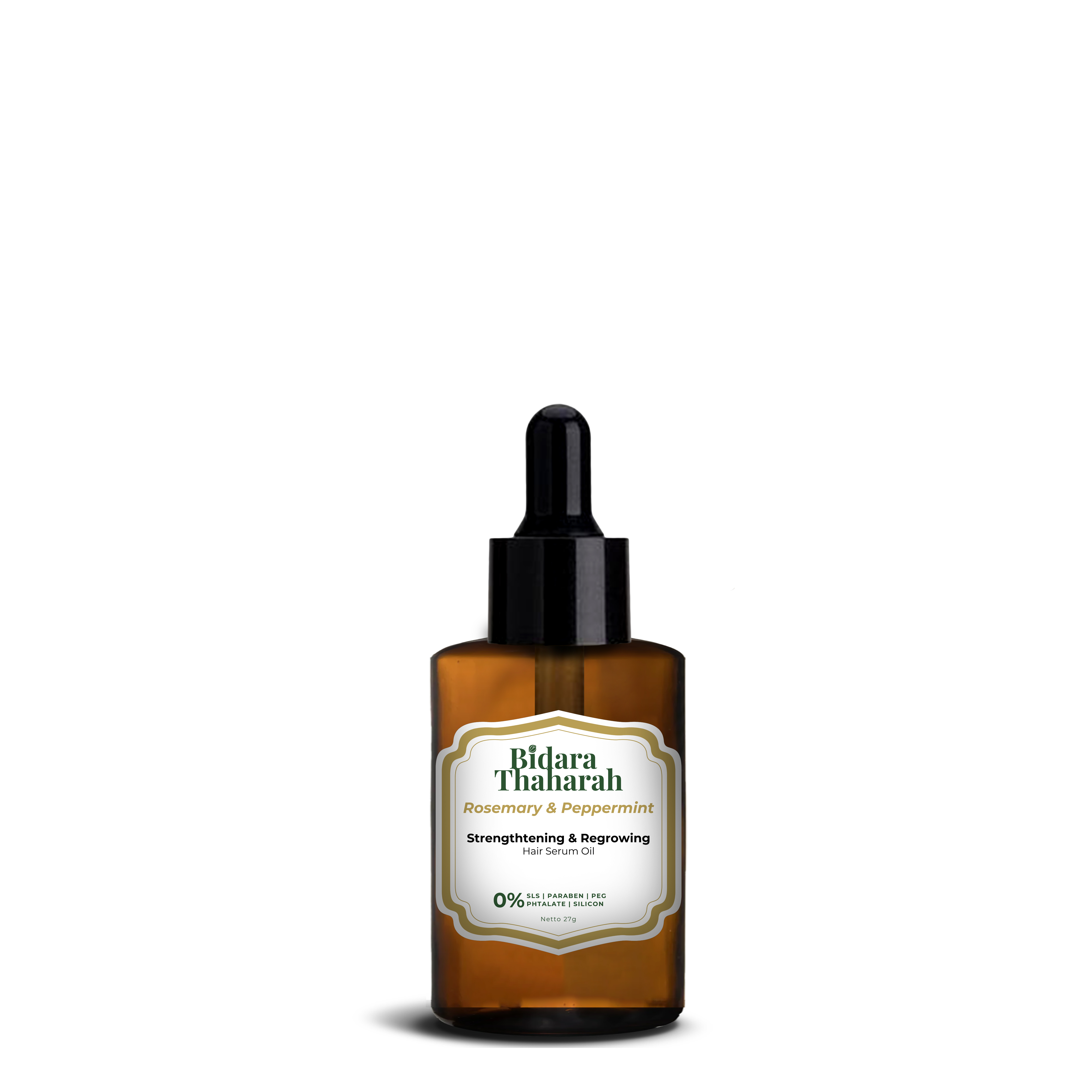 Bidara Thaharah - Rosemary & Peppermint Strengthening & Regrowing Hair Serum Oil