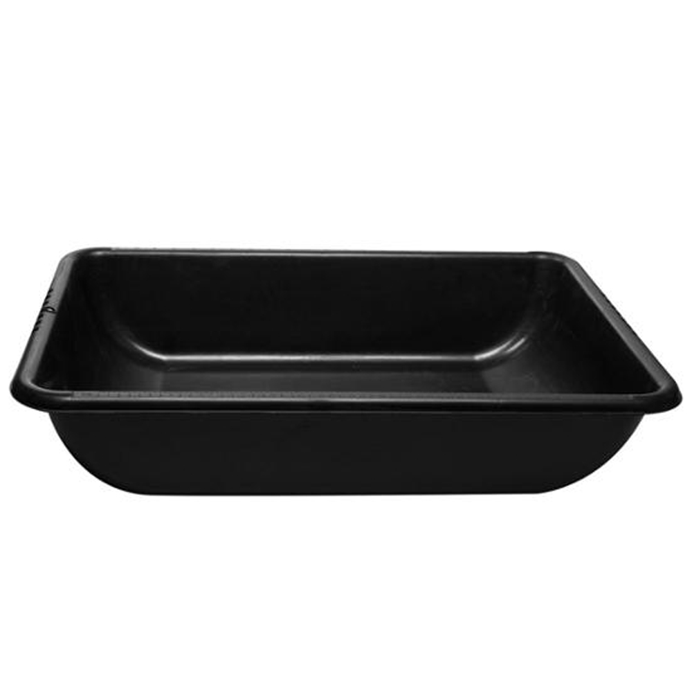 Charola para mezclar de 68 x 29x 12 cm negra