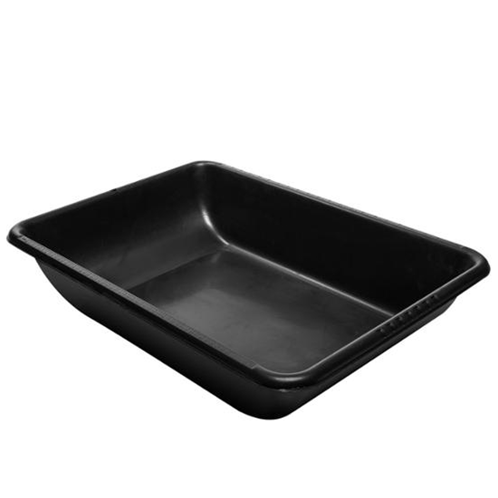 Charola para mezclar de 68 x 29x 12 cm negra