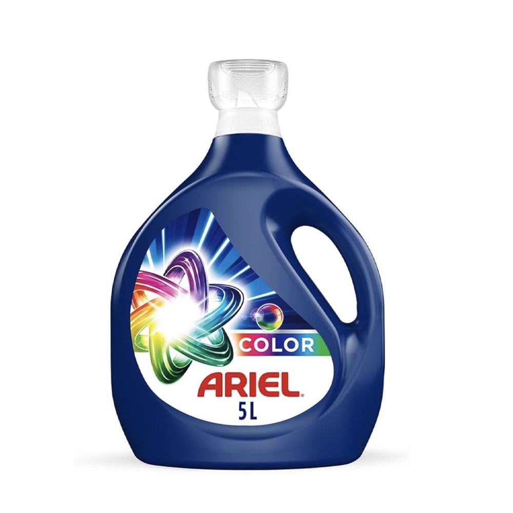 Ariel Detergente Líquido Color, remueve manchas y cuida el color, 80 lavadas 