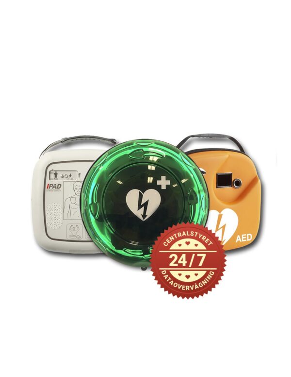 CU Medical i-PAD SP1 AED med utomhus värmeskåp