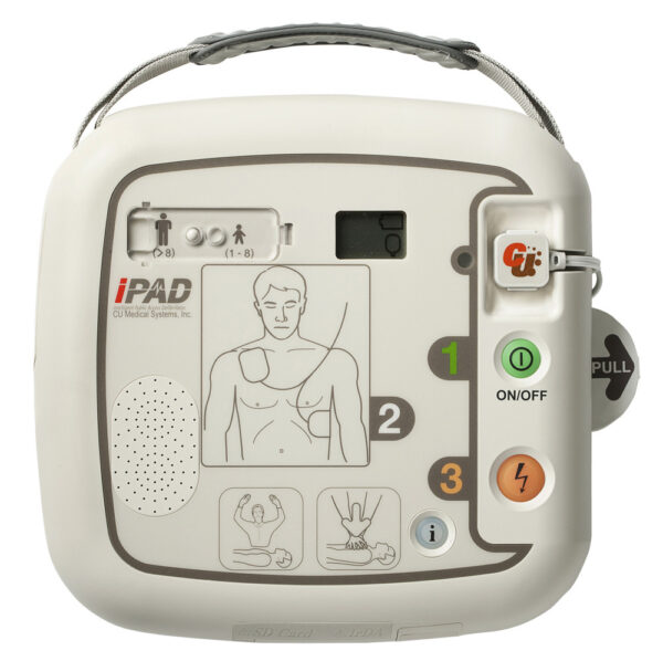 CU Medical i-PAD SP1 AED med inomhusskåp 