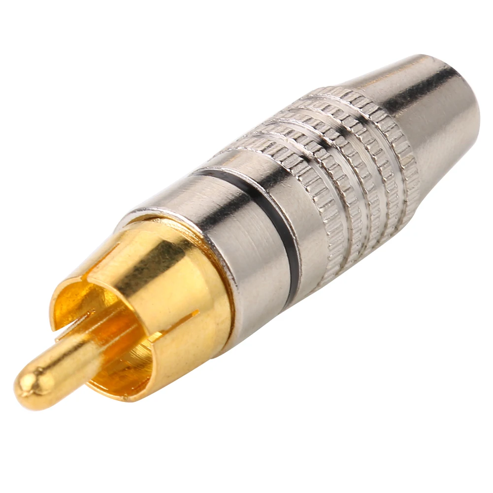 RCA Male Plug Connector ( DIY ) 