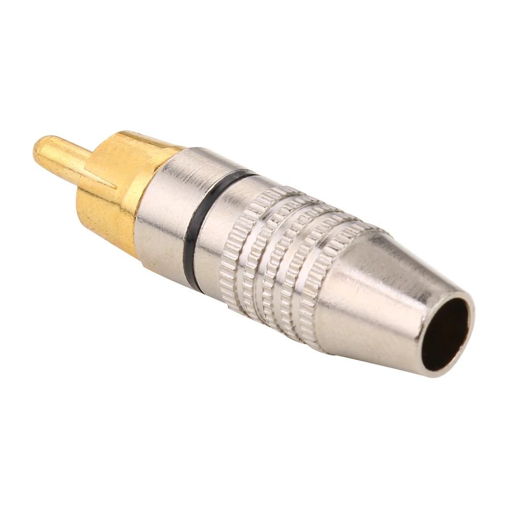 RCA Male Plug Connector ( DIY ) 