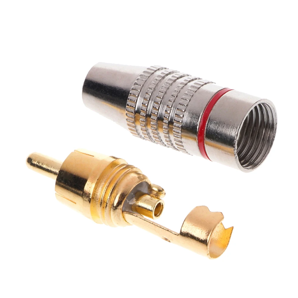 RCA Male Plug Connector ( DIY ) 