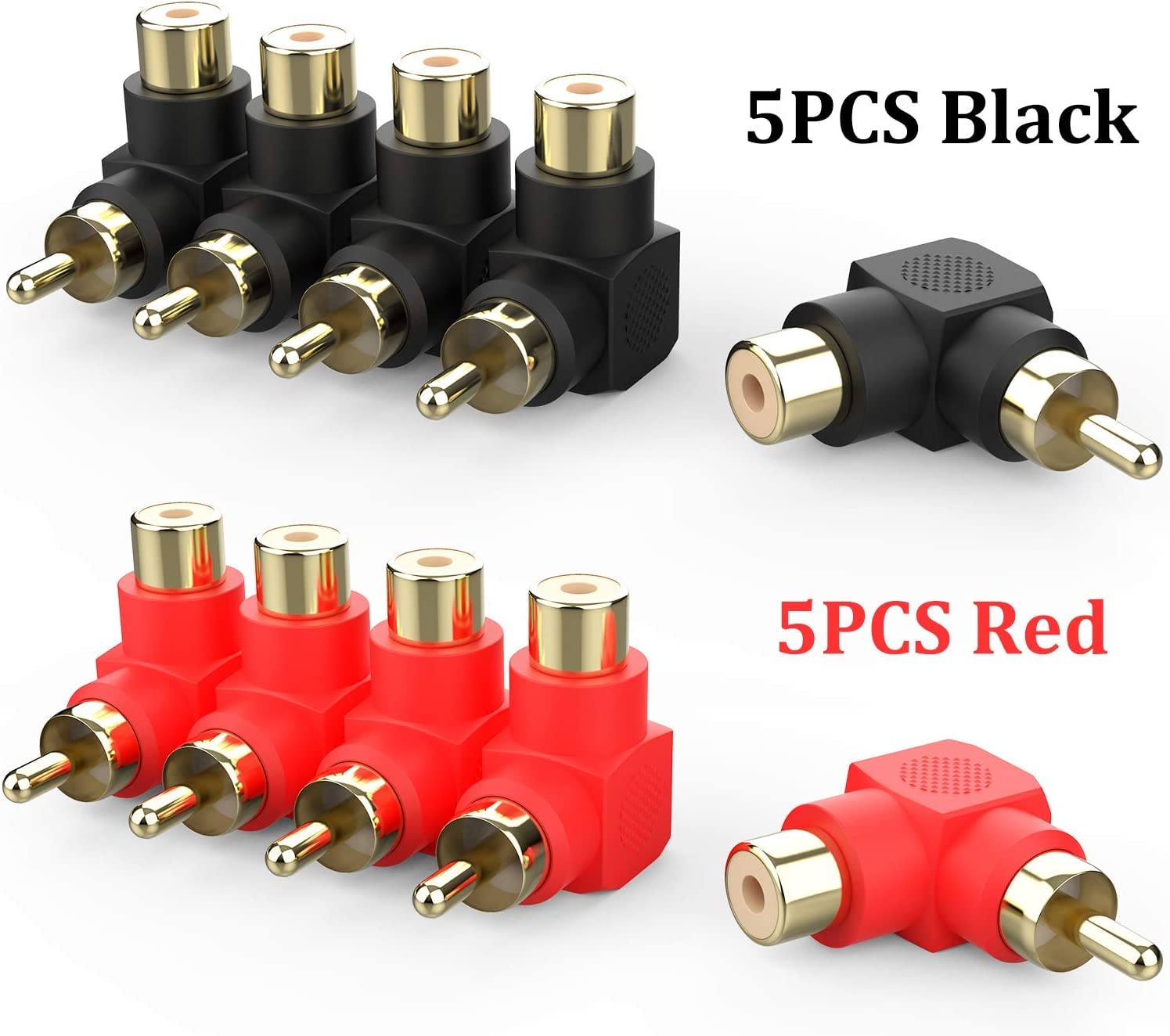 RCA 90 Degree Angle Adapters