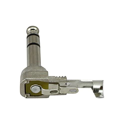 Right-Angle 6.35mm TRS Audio Jack Connector