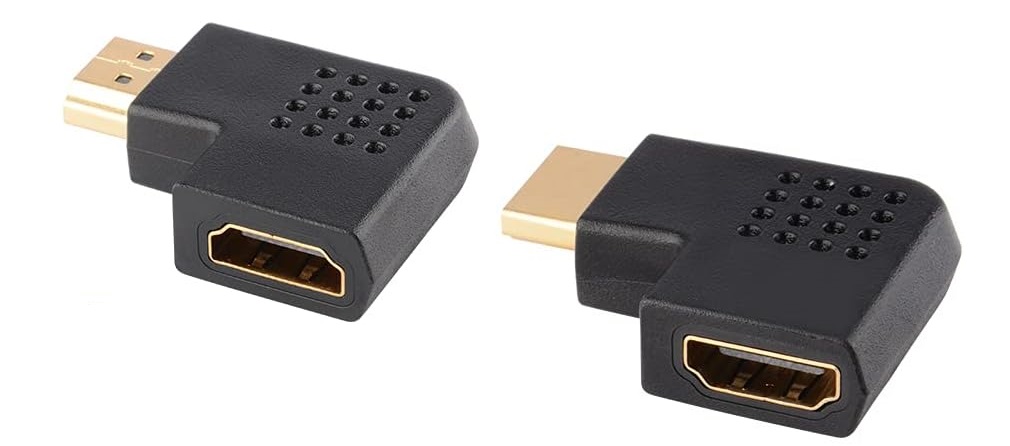 HDMI Adapter, Left & Right Angle