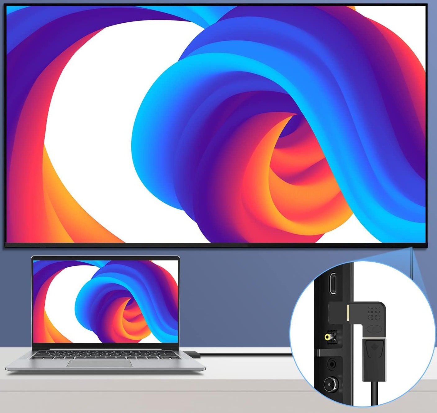 HDMI Adapter, Left & Right Angle