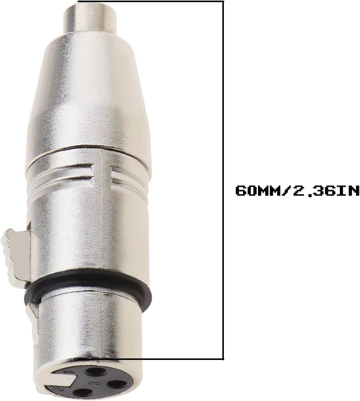 XLR Female to RCA Female Adapter