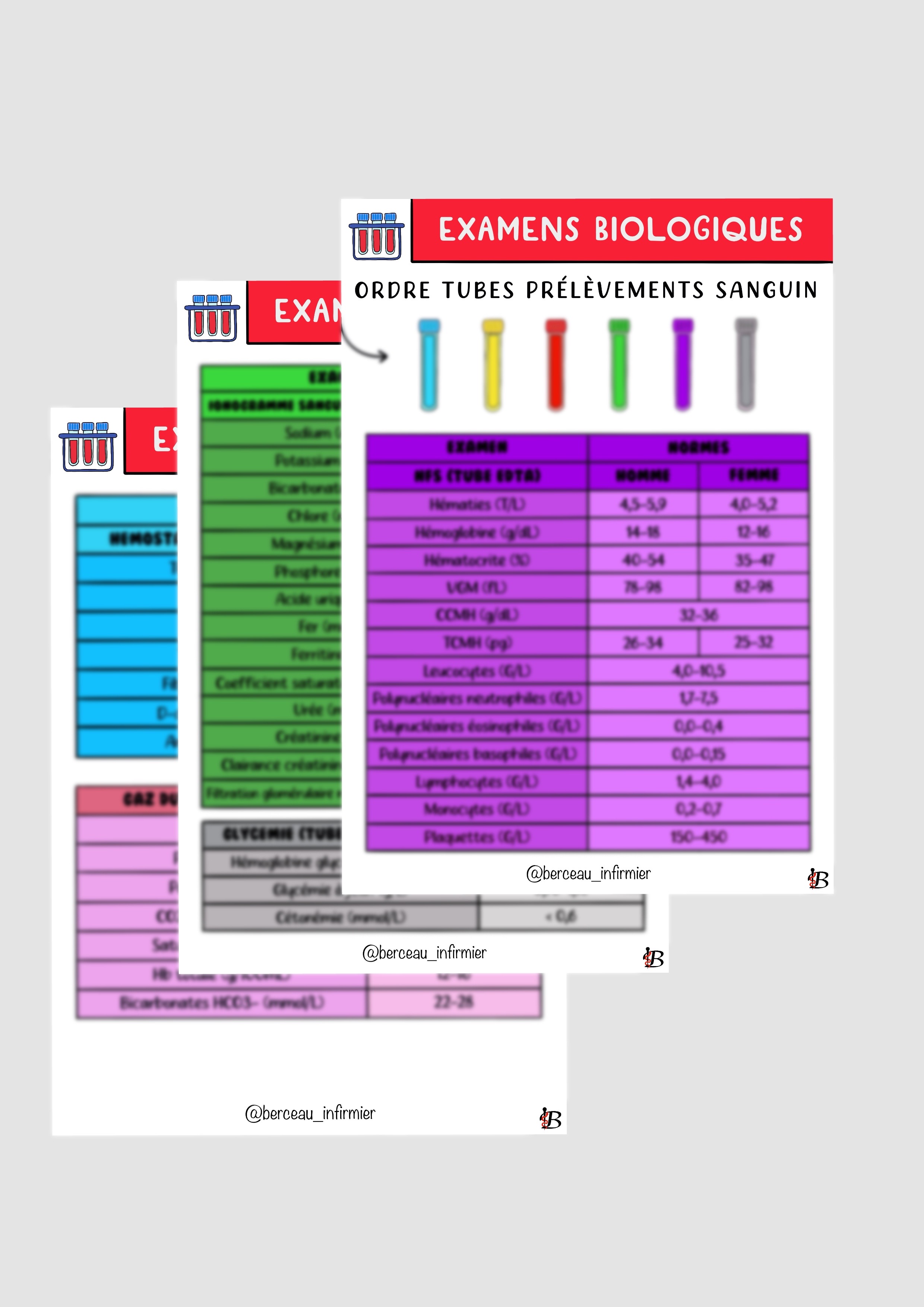 Fiches NORMES BIOLOGIQUES