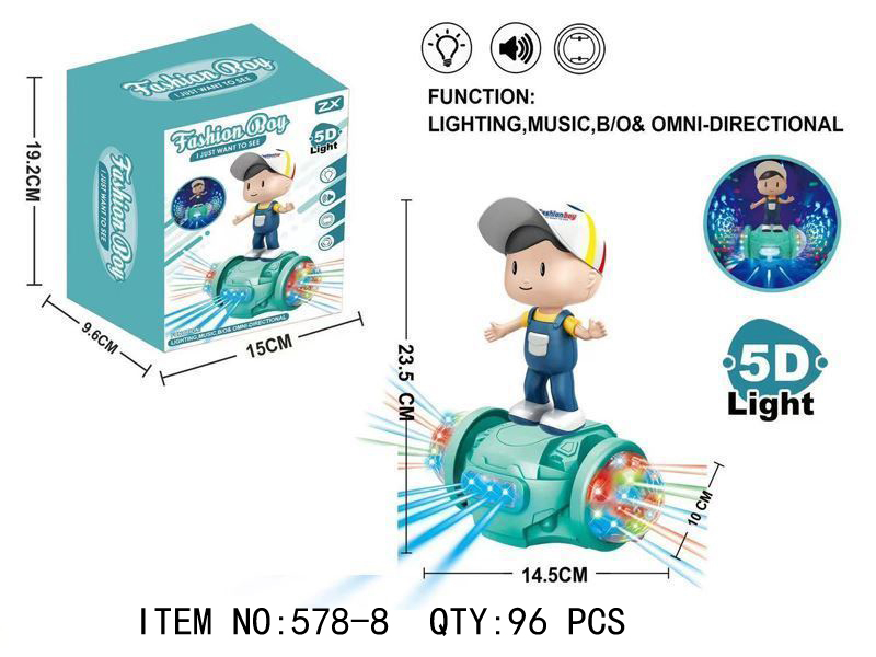 Fashion Boy 5D Rotating Toy