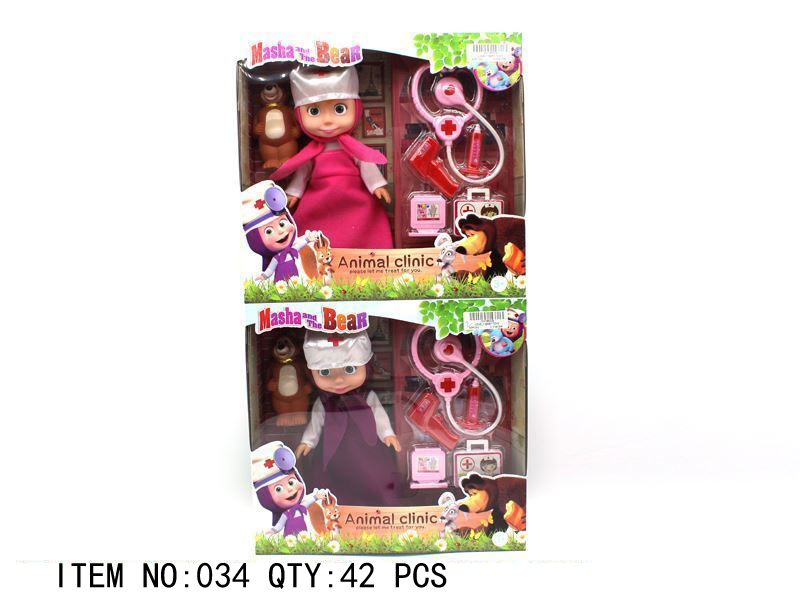 Masha and the Bear Animal Clinic Playset