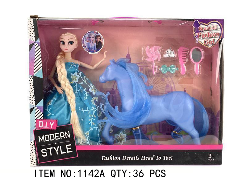 Fashion Doll and Horse Set